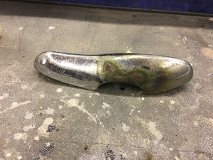 Rear welding damages